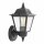 Applique murale extérieure IP44 noir E27 H : 26 cm Rustique