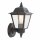 Applique murale extérieure IP44 noir E27 H : 26 cm Rustique