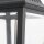 Applique murale extérieure IP44 noir E27 H : 26 cm Rustique