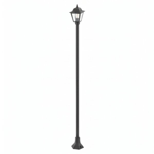Wegeleuchte 200 cm Schwarz Aluminium Rustikal IP44 E27