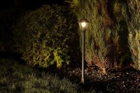 Stehleuchte außen 100 cm E27 IP44 Schwarz aus...