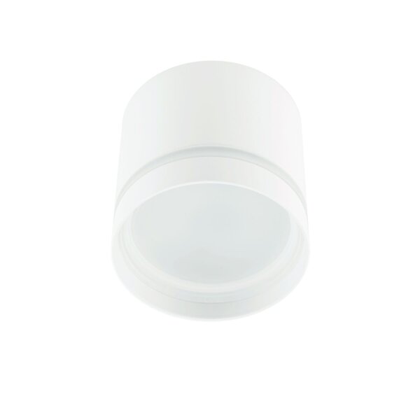 Plafonnier GX53 Ø 8,5 cm Blanc Aluminium Petit spot