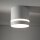 Plafonnier GX53 Ø 8,5 cm Blanc Aluminium Petit spot