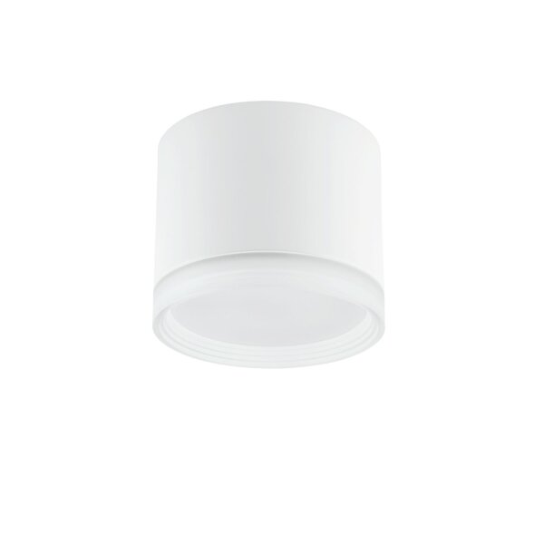 Deckenspot Ø 8,5 cm GX53 Weiß rund klein H: 7 cm