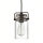 Pendelleuchte Glas Metall Bronze Antik E27 Ø12 cm rund