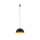 Pendelleuchte Ø 33 cm E27 in Schwarz Gold matt