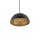 Pendelleuchte Ø 33 cm E27 in Schwarz Gold matt