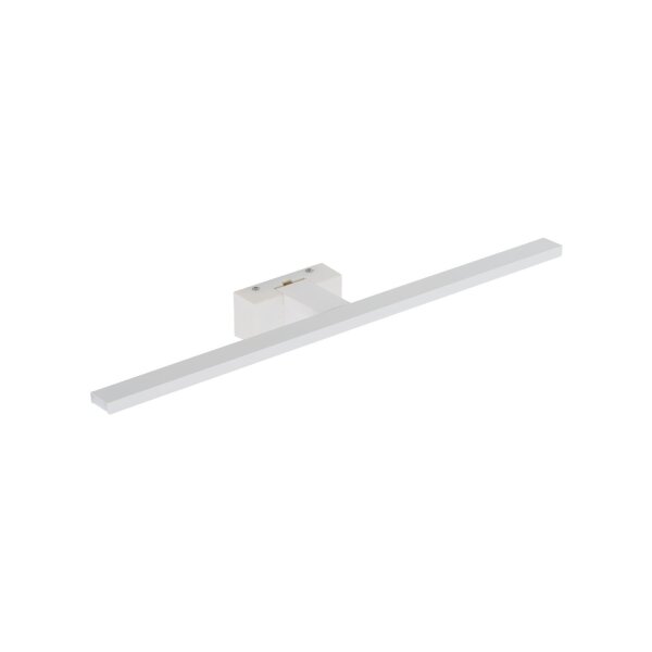 Lampe à miroir LED IP44 blanche aluminium 3000 K 900 lm