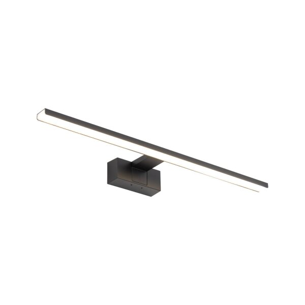Spiegelleuchte LED Schwarz IP44 3000 K 850 lm Aluminium
