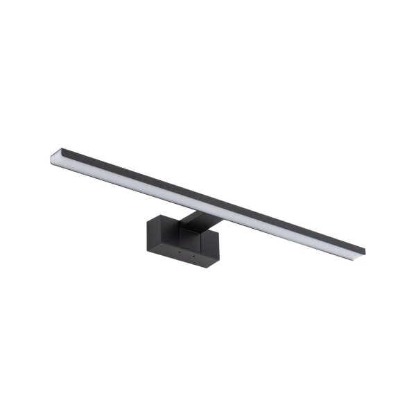Spiegelleuchte LED Schwarz IP44 3000 K 850 lm Aluminium