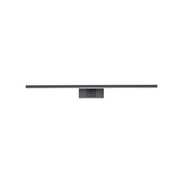 Spiegelleuchte LED Schwarz IP44 3000 K 850 lm Aluminium