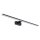 Lampe LED pour miroir IP44 noire 3000 K 1050 lm blanc chaud