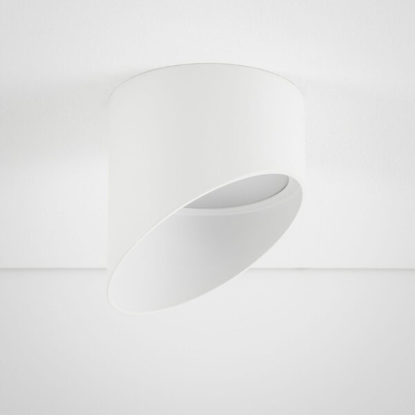 Spot encastré GX53 Blanc Aluminium Plafond encastré