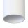Spot Decke GU10 R35 Ø 4 cm H: 18,5 cm Weiß Metall Modern ROJA