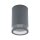 Deckenlampe außen IP44 Ø 11 cm klein Grau für E27
