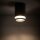 Deckenlampe außen IP44 Ø 11 cm klein Grau für E27