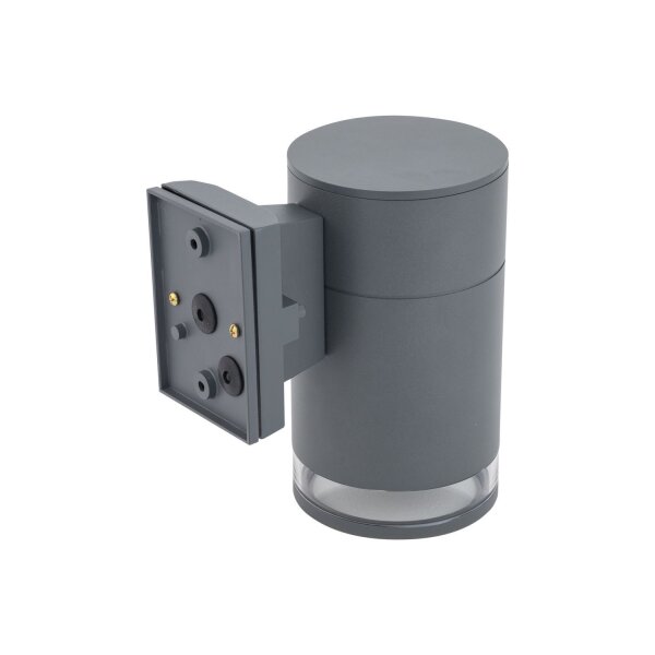 Außenlampe Wand IP44 E27 Graphit Downlight Eingang