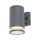 Außenlampe Wand IP44 E27 Graphit Downlight Eingang