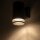 Außenlampe Wand IP44 E27 Graphit Downlight Eingang