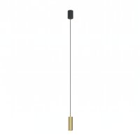 Hängelampe GU10 R35 Ø 4 cm in Schwarz Messing...