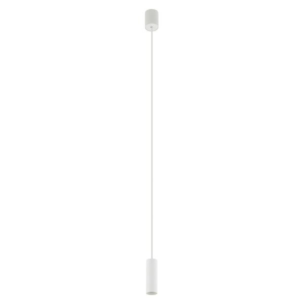 Pendelleuchte Ø 4 cm GU10 R35 Weiß Metall verstellbar
