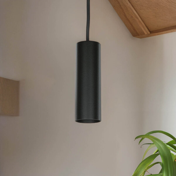 Pendelleuchte Schwarz GU10 R35 Ø 4 cm Metall Modern