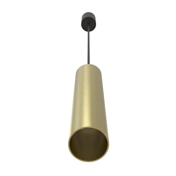 Lampe à suspendre GU10 R35 Ø 4 cm en noir laiton ajustable