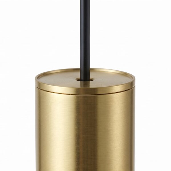 Lampe à suspendre GU10 R35 Ø 4 cm en noir laiton ajustable