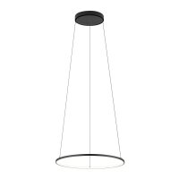 Ring Kronleuchter LED Schwarz 3000 K 560 lm Ø 45...