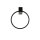 Applique LED noire aluminium 3000 K 190 lm Ø 18 cm