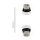 Wandlampe 2-flammig GU10 R35 60 cm hoch Up Down Weiß Metall Modern