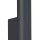Applique murale noire 2 flammes Up Down GU10 R35 métal