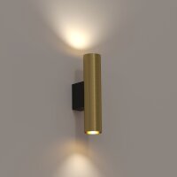 Wandlampe Messing Up Down 2-flammig GU10 R35 innen Flur...