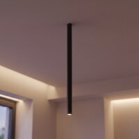 Plafonnier Noir GU10 R35 Ø 4 cm étroit...