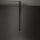 Deckenlampe GU10 R35 Ø 4 cm H: 90 cm schmal Schwarz Metall