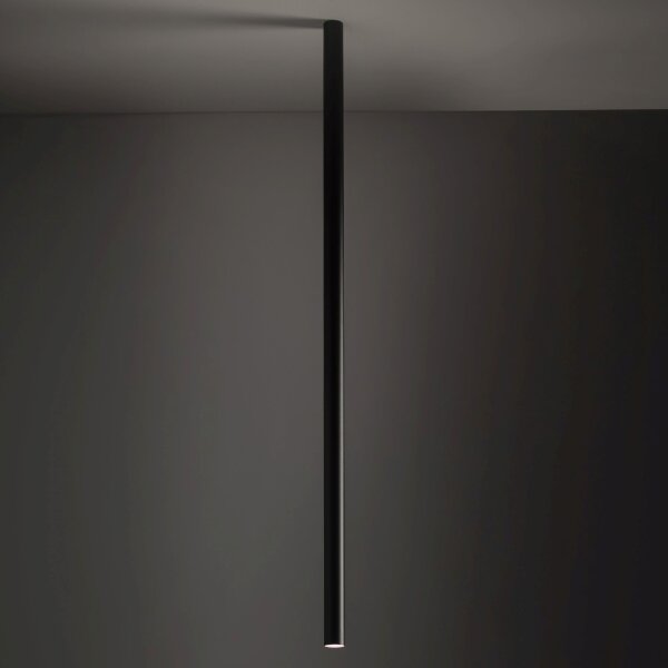Deckenlampe Schwarz GU10 R35 Ø 4 cm H: 110 cm