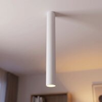 Deckenleuchte Wei&szlig; GU10 R35 H: 110 cm hoch &Oslash;...