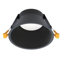 Spot encastré noir GX53 métal Ø 14,5...