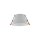 Spot encastré blanc GX53 métal Ø 14,5 cm Indoor