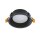 Deckenspot Unterputz Ø 12 cm klein für GX53 Schwarz