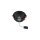 Deckenspot Unterputz Ø 12 cm klein für GX53 Schwarz
