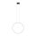 Ring Pendelleuchte LED Schwarz 4000 K 700 lm Ø 60 cm