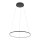 Pendelleuchte LED Schwarz 4000 K 700 lm Ø 60 cm Metall