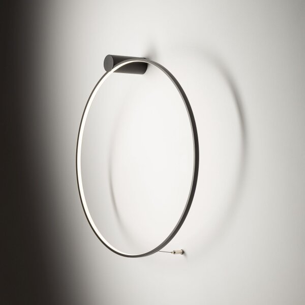 Wandleuchte LED Schwarz 4000 K 700 lm Ø 60 cm Modern