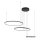 Hängeleuchte LED Schwarz 4000 K 1800 lm Metall Modern