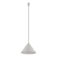 Lampe &agrave; suspendre GU10 gris clair r&eacute;glable...
