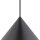 Pendelleuchte Metall Ø 35 cm Grau Retro GU10 Kegelschirm