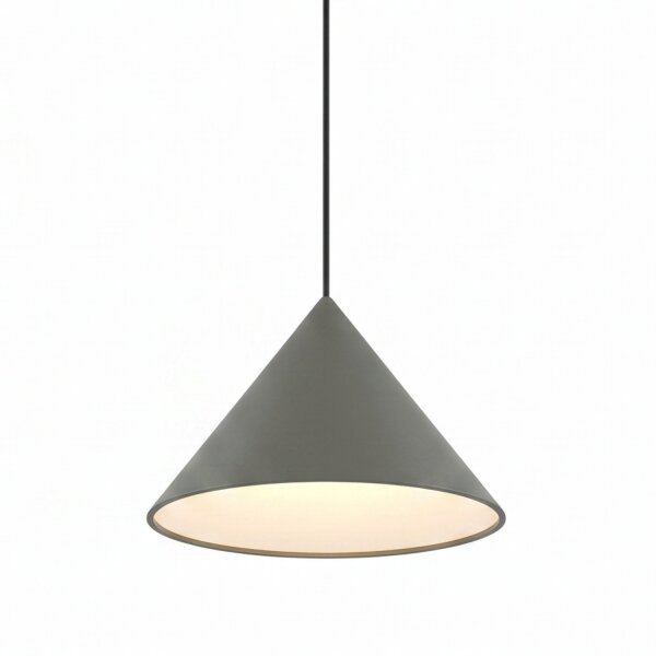 Pendelleuchte Grau GU10 Ø 20,5 cm Metall Retro verstellbar
