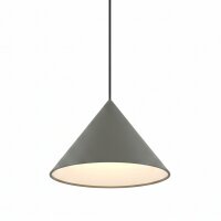 Pendelleuchte Grau GU10 Ø 20,5 cm Metall Retro...