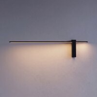 Applique LED indirecte 120 cm de long Noir 4000 K